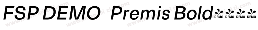 FSP DEMO   Premis Bold字体转换